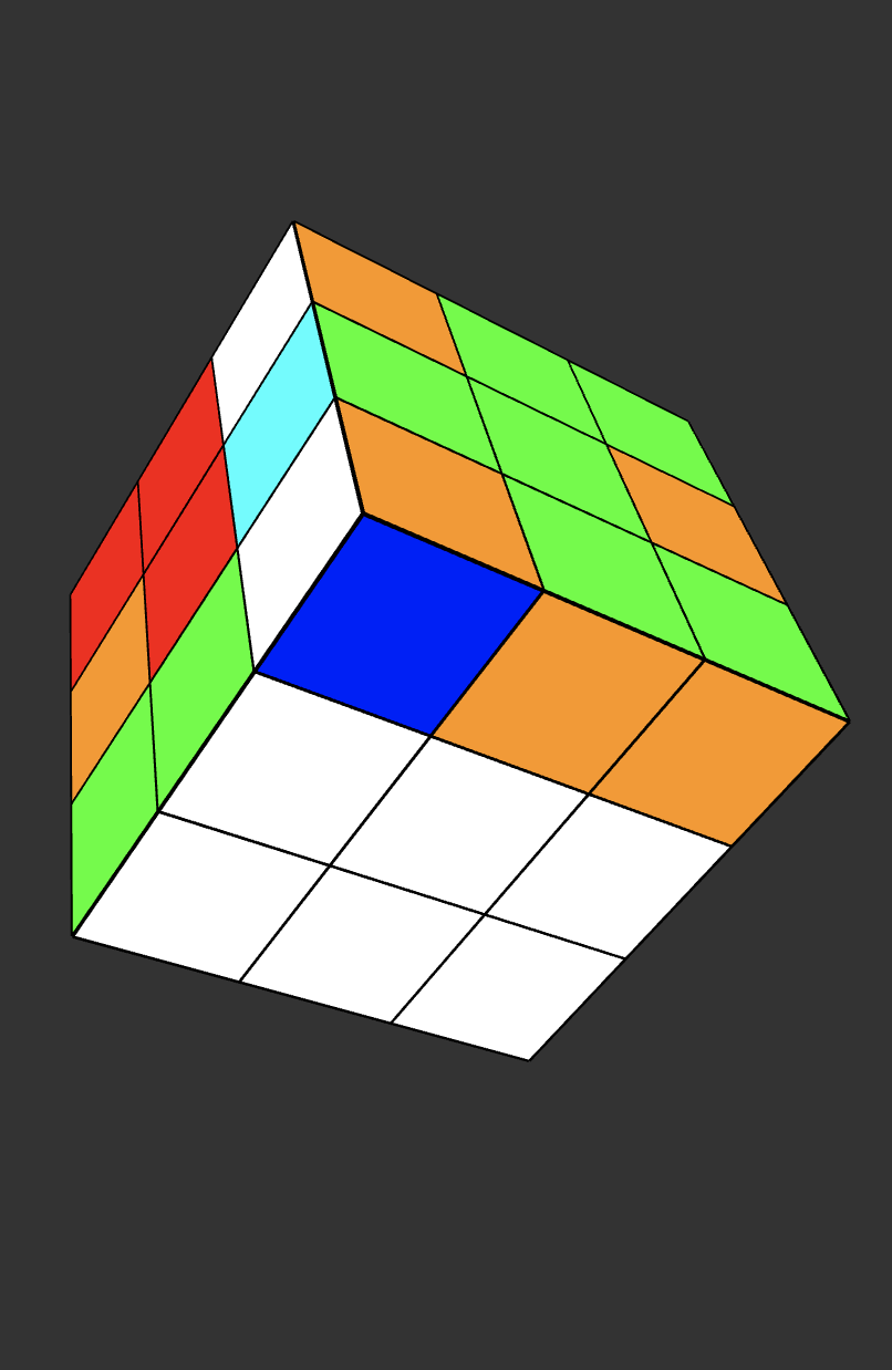 P5.js 3D 魔術方塊